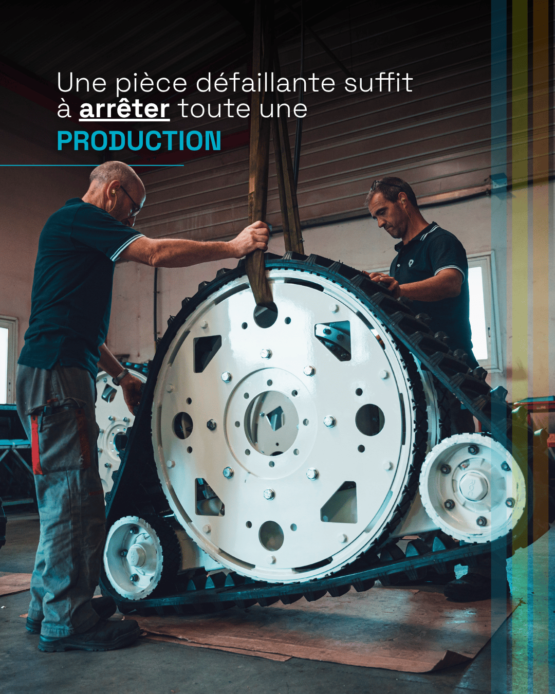 Une pièce défaillante suffit à arrêter toute une production