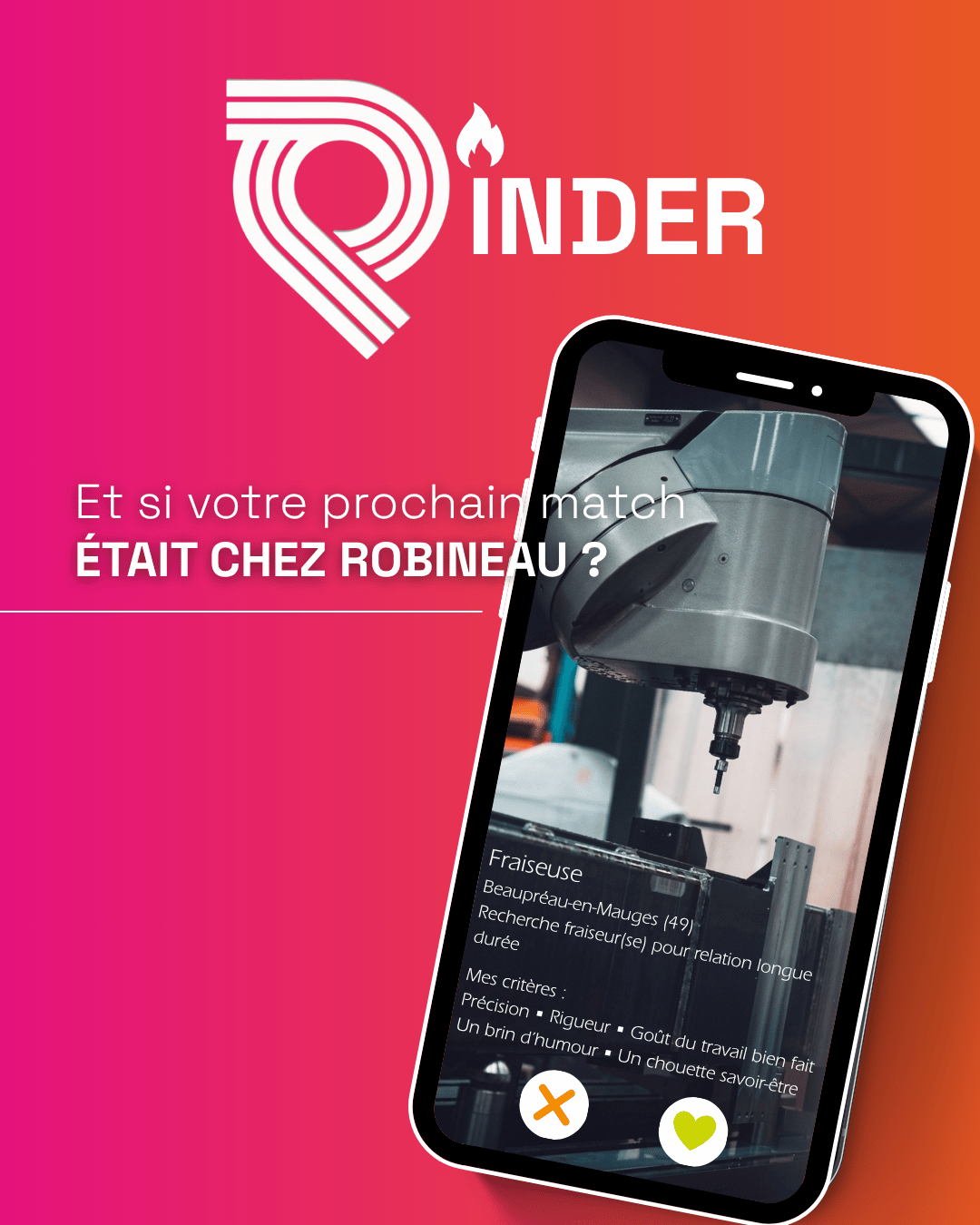 3. Notre fraiseuse cherche son âme sœur